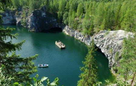 Отдых в Рускеала, Карелия